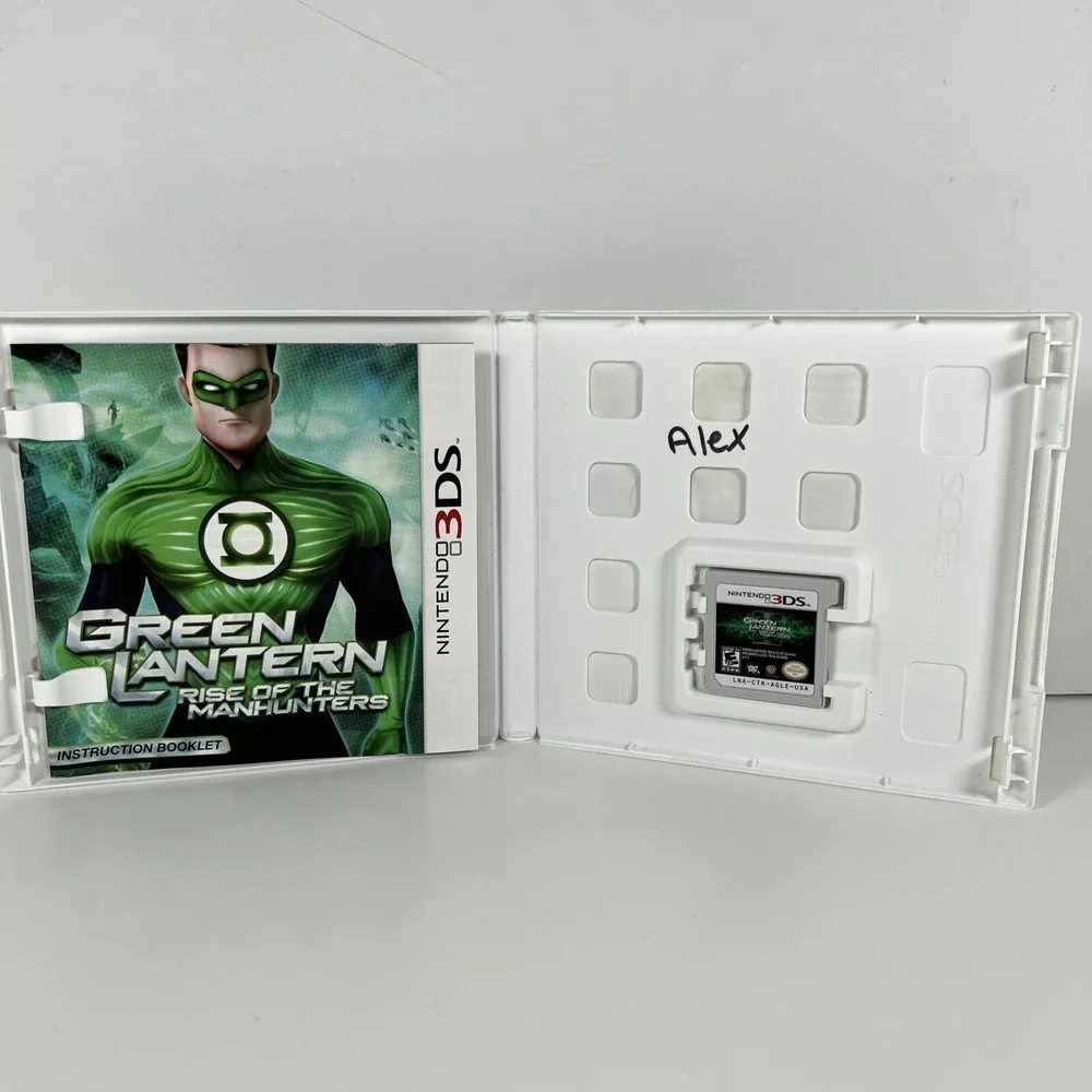 Nintendo 3DS - Green Lantern Rise‎ of the Manhunters CIB With Manual